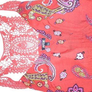 Orange summer dress very coolL